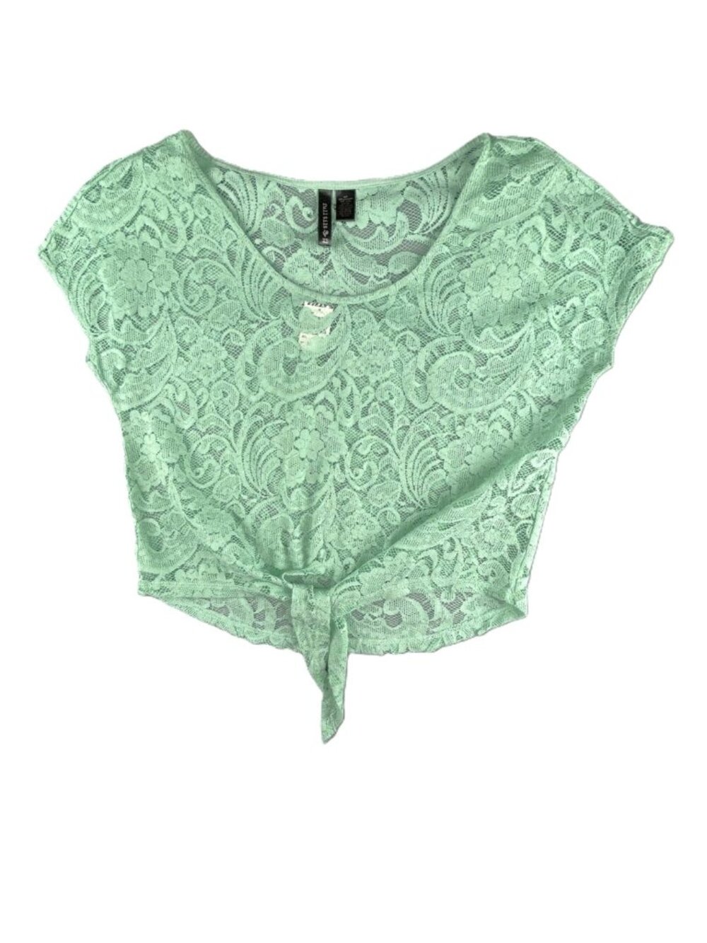 NWT Full Tilt Women Mint Sheer Top